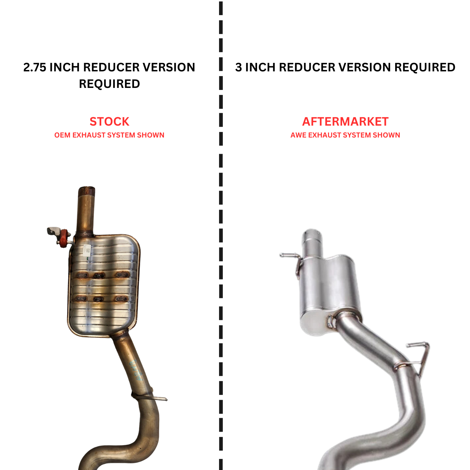 PRS RACE-FLOW 4 INCH DOWNPIPE - VW MK7 & 7.5 GOLF R