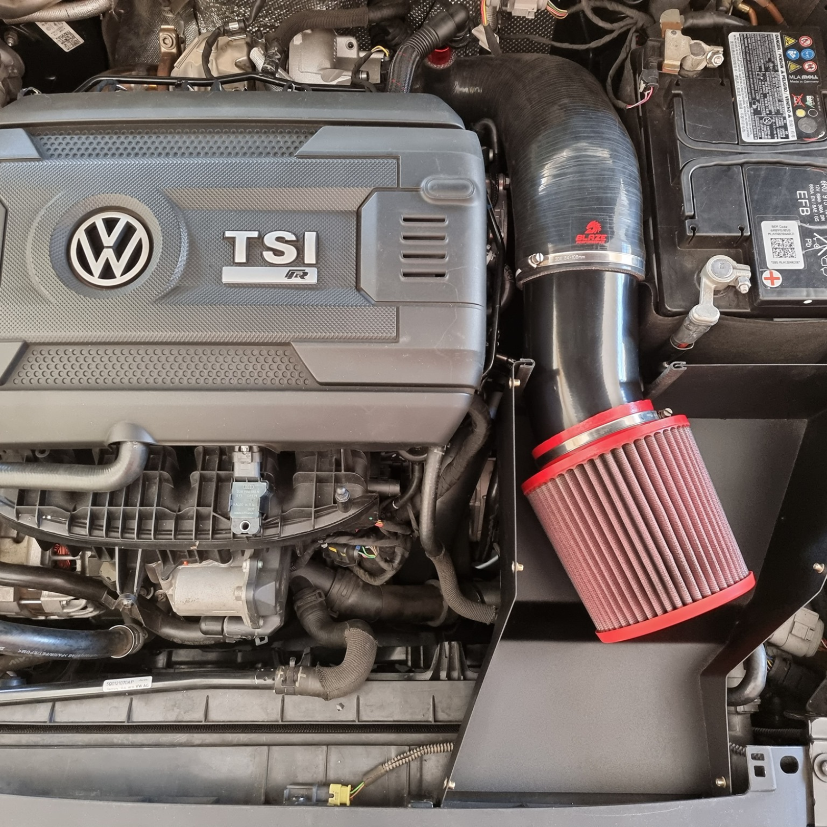BLAZE PERFORMANCE - ALL-IN-ONE 4 INCH TURBO INLET PIPE & ELBOW - VW MK7 & 7.5 GOLF GTI & R