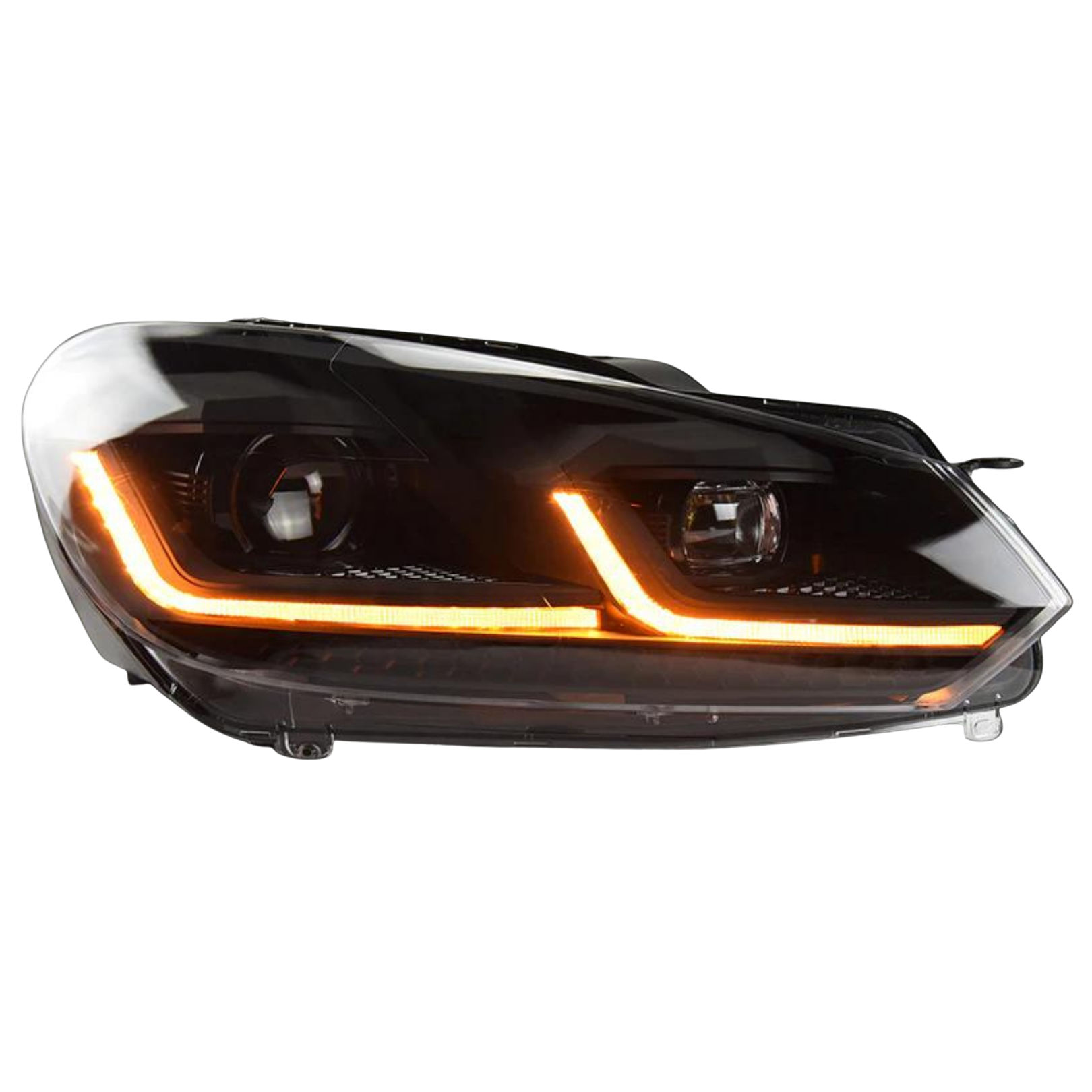 VW MK7.5 GOLF BLACKOUT STYLE SEQUENTIAL HEADLIGHTS - SUIT VW MK6 GOLF