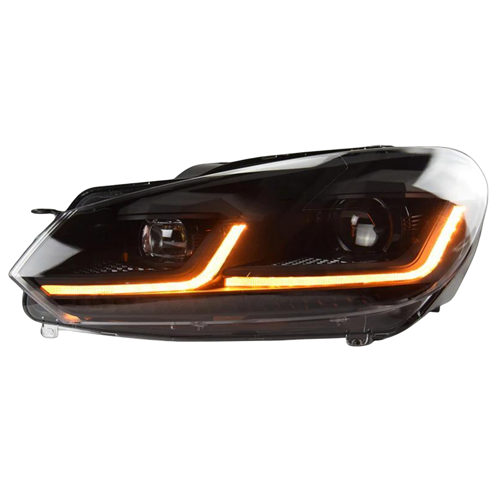 VW MK7.5 GOLF BLACKOUT STYLE SEQUENTIAL HEADLIGHTS - SUIT VW MK6 GOLF